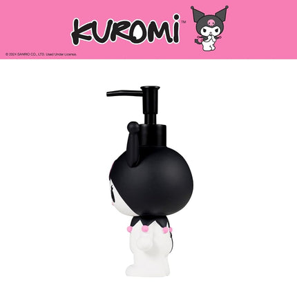 Distributeur de savon et de lotion en résine Sanrio Kuromi, 384 ml (produit sous licence officielle) par Franco Collectibles