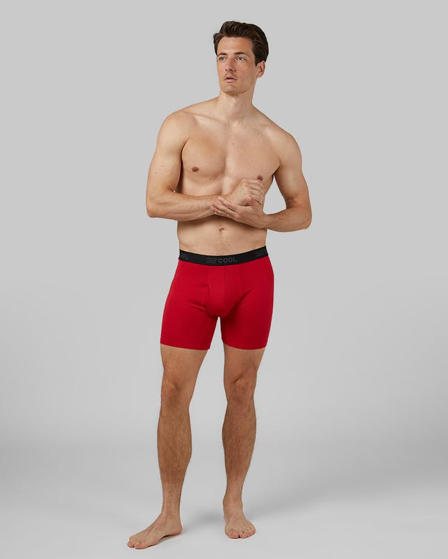 Bóxer activo de malla de secado rápido para hombre 32º DEGREES, paquete de 4 unidades, negro/carbón/azul/fuego, talla L
