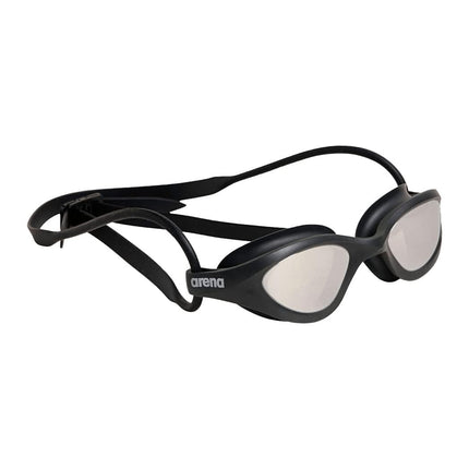 ARENA Unisex 365 Swim Goggles for Fitness Swimmers Comfortable Anti-Fog Watertight Design Mirror Lens Lap Swimming Men and Women, Mirror Silver/Dark Gray/Black