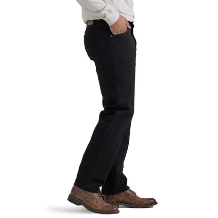 Wrangler Authentics Men's Authentics Big & Tall Classic Relaxed Fit Jean, Black, 40W / 30L