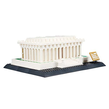APOSTROPHE Games Juego de construcción Lincoln Memorial (979 piezas) Washington D.C. Modelo de la famosa serie de monumentos del Lincoln Memorial para niños y adultos