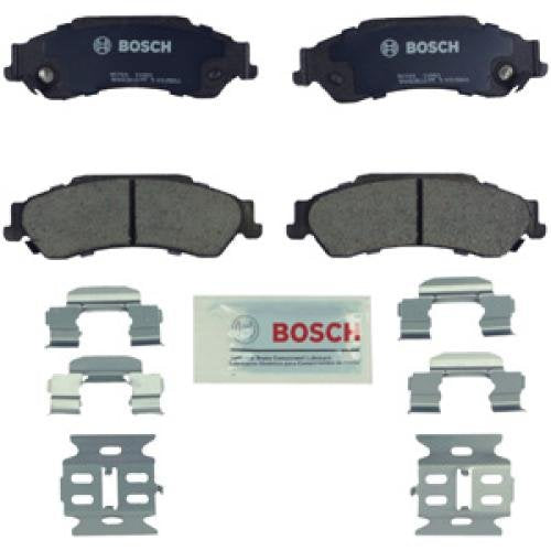 Bosch BC729 QuietCast Premium Ceramic Disc Brake Pad Set For Chevrolet: 1997-05 Blazer, 1997-04 S10; GMC: 1997-05 Jimmy, 1997-04 Sonoma; Isuzu: 1998-00 Hombre; Oldsmobile: 1997-01 Bravada; Rear