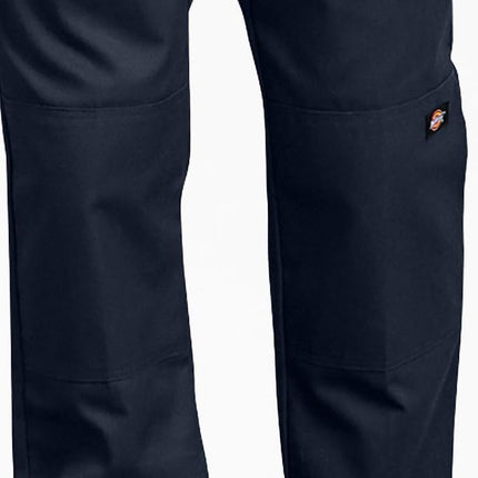 Dickies Mens Flex Regular Fit Double Knee Work Pants, Dark Navy, 32W x 34L