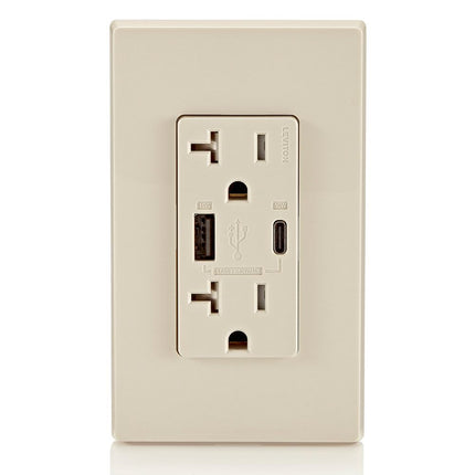 60W (20V@2.5A+ 5V@2A) USB Dual Type A/Type-C Power