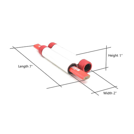 BIG HORN 19857 Aluminum Body Dual Marker Holder for Carpenter’s Pencil/Lumber Crayon