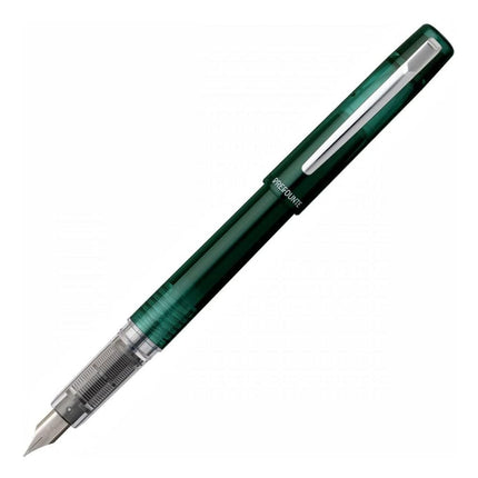 PLATINUM Prefounte Fine Fountain Pen - Dark Emeral