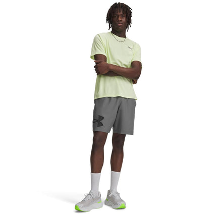 Under Armour Men's Tech Woven Graphic Shorts, (709) Clay Green / / Black, Large