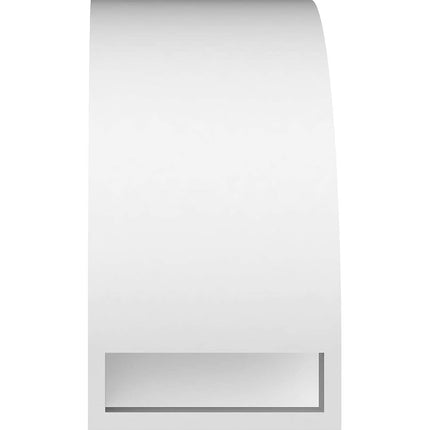 Ekena Millwork BRCP05X10X10HTG PVC Brace, 5" W D x 10" H, White