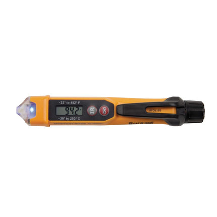 Klein Tools NCVT-4IR Non-Contact Voltage Tester, 12-1000V AC Pen with IR Thermometer -22 to 482-Degree Fahrenheit, LED and Audible Alarms, Pocket Clip