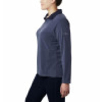 Columbia Women's Glacial IV Half Zip Pullover Fleece Sweater, Nocturnal, 1X