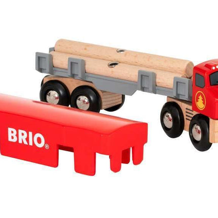 BRIO World Lumber Truck Toy Vehicle for Kids Age 3 Years Up