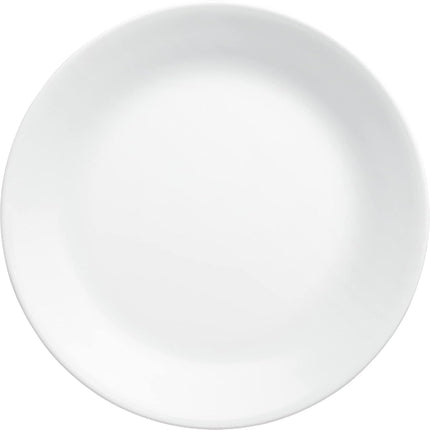 Corelle Dinnerware Set (4pc Set, Winter Frost White)-Set for 4 | Includes 4 x Dinner Plates | 80% Recycled Glass | 3 X More Durable, Half the Space & Weight of Traditional Ceramic