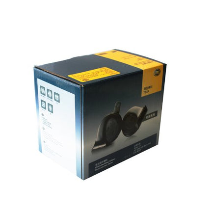 HELLA 011225841 Black 12V BX Trumpet Horn Kit (Audi)
