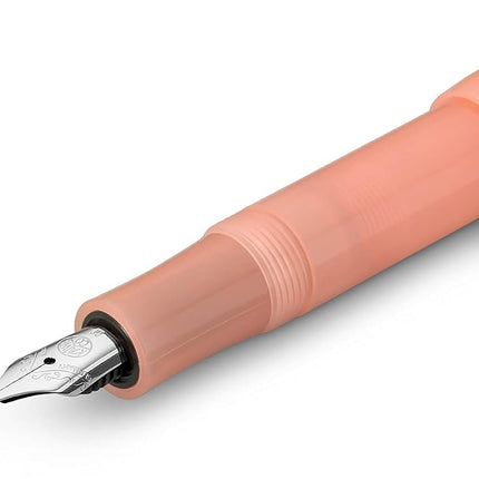 Kaweco FROSTED SPORT Fountain Pen Soft Mandarine I Premium Fountain Pen for Ink Cartridges I Exclusive Fountain Pen 13 cm I Nib: EF (Extra Fine)