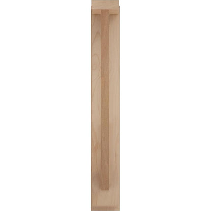 Ekena BKT02X17X17TRAL 2 1/2" W 3/4" D x 17 1/4" H Traditional Shelf Bracket, Alder