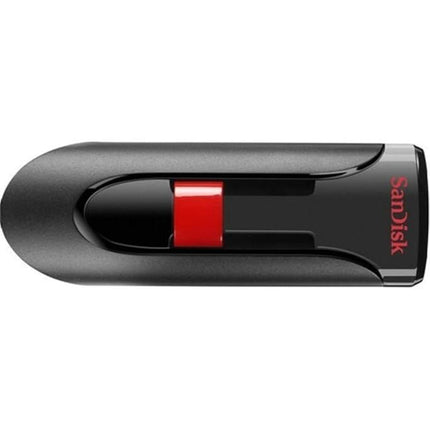 SanDisk Cruzer Glide 64 GB USB Flash Drive USB 2.0, Black & Red