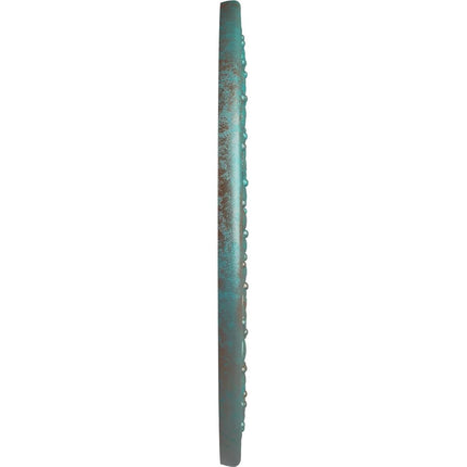 Ekena Millwork CM22RBCGS Robin Ceiling Medallion, Hand-Painted Copper Green Patina, 22 1/4" OD x 4 3/4" ID x 1 1/4" P (Fits Canopies up to 6 1/4")