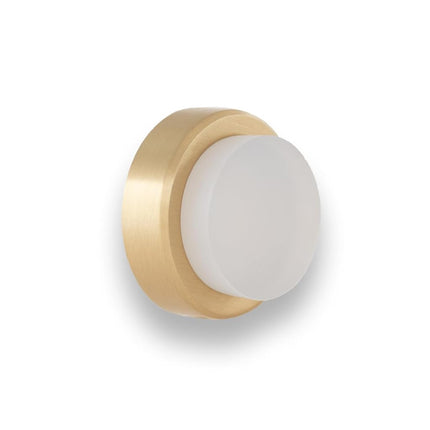 EVI Herrajes Wall Mounted Door Stop,Matte Brass - 