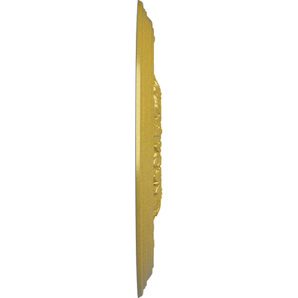 20"OD x 1 1/2"P Damon Ceiling Medallion (Fits Canopies up to 3 3/8"), Hand-Painted Rich Gold