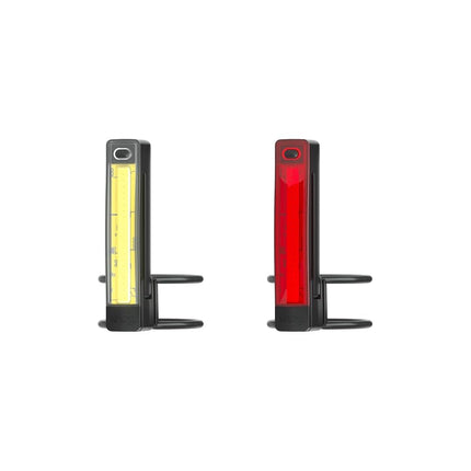 Knog Plus Bicycle Front and Rear Light Twinpack, Black
