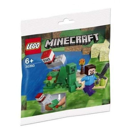 Lego Minecraft Steve and Creeper Polybag Set 30393 (Bagged) Toy