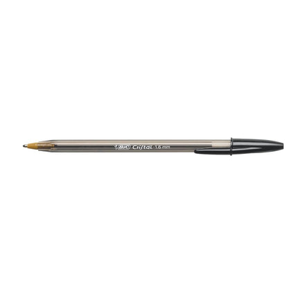 Bic Cristal Bold, 1.6 mm Ball Pen, Black - Pack of 48 (MSBP241-BKx2)