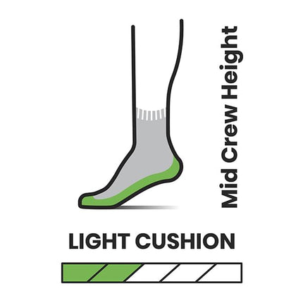 Smartwool Women's Chaussettes de Randonnée Mi-longues pour Femme Mid-length hiking socks for women, Medium Gray,