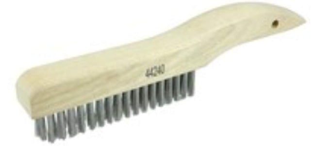 Weiler 44240 Plater's Brush, Stainless Fill, 4 X 1
