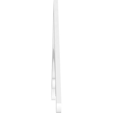 Pitch Legacy Architectural Grade PVC Gable Pediment, 60"W x 22 1/2"H x 1"P (9/12)