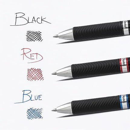 Pentel BLP77 EnerGel Permanent Security/Archival Pen, 0.7mm Tip, Black ink (Pack of 12)