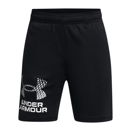 Under Armour Boys' Tech Logo Shorts, (001) Black /