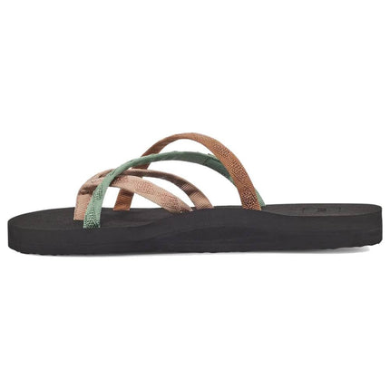 Teva Women's W Olowahu Sandal, Mixed B Maple Sugar Multi, UK 9