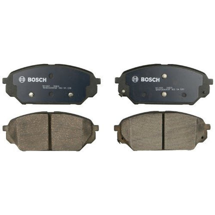 Bosch BC1301 QuietCast Premium Ceramic Disc Brake Pad Set For 2007-2012 Hyundai Veracruz; Front
