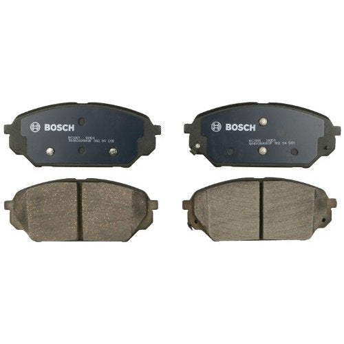 Bosch BC1301 QuietCast Premium Ceramic Disc Brake Pad Set For 2007-2012 Hyundai Veracruz; Front