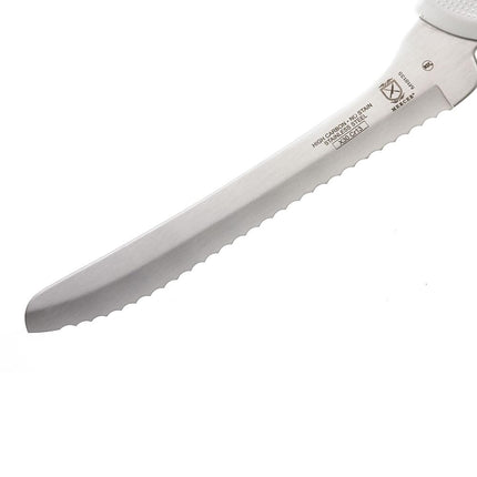 Mercer Culinary M18135 Serrated Bread Knife, White