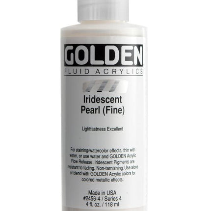 Golden : Fluid Acrylic Paint : 119ml (4oz) : Pearl