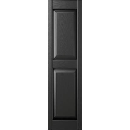 Mid-America 00021243010 Standard Size Williamsburg Double Panel Vinyl Shutters, w/Installation Shutter-Lok's & Matching Screws (Per Pair), 010, 12"W x 43"H, Musket Brown