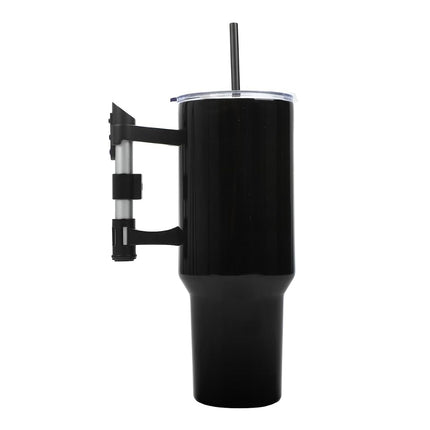 Bioworld Star Wars 40 Oz Stainless Steel Tumbler With Sculpted Lightsaber Handle