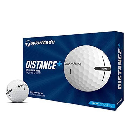 TaylorMade Distance+ Golf ball,white