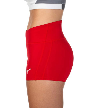 Mizuno Women's Apex 2.5" Inseam Volleyball Short Red