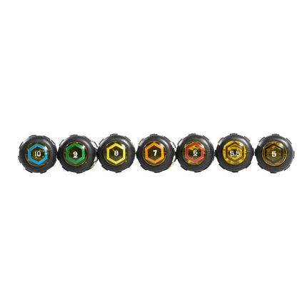 Klein Tools 65160 Tool Set, Metric Nut Driver Set Sizes 5, 5.5, 6, 7, 8, 9, and 10 mm, 3-Inch Chrome-Plate Hollow Shafts, 7-Piece