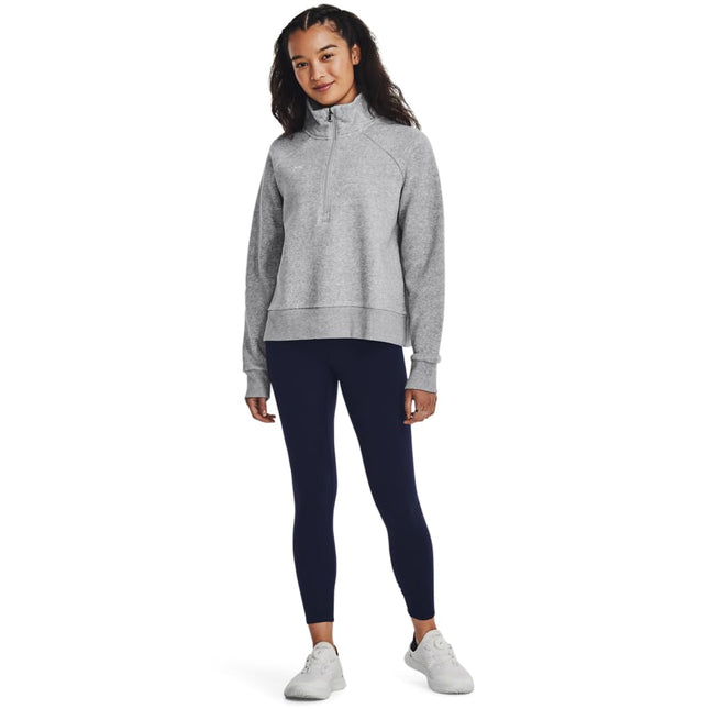 Molleton demi-zippé Rival Under Armour pour femme