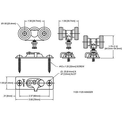 Johnson Hardware Johnson Hardware-1125PPK1