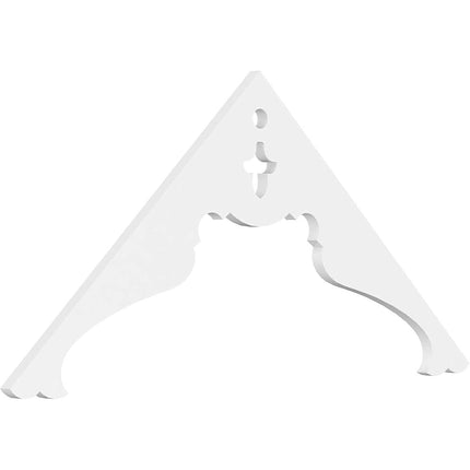 Ekena GPP048X022X100HEA Gable Pediment, Primed, 48" W x 22" H x 1" P (11/12)