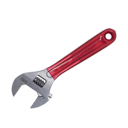 KLEIN TOOLS D507-6 Adjustable Wrench, Extra Capacity Jaw Forged Drive Wrench with High Polish Chrome Finish, 6-1/2-Inch