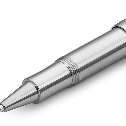 Kaweco AL SPORT Gel/Ballpoint Pen Raw I Pen Including 0.7 mm Rollerball Pen Refill in Classic Design with Ceramic Ball I Premium Aluminium Gel Roller 13 cm