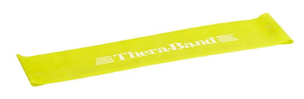 THERABAND Resistance Band Loop, Professional Latex Band for Pilates, Crossfit, Yoga, Stretching, Physical Therapy, Strength Training without Weights, 30.5cm, Yellow, Light, Beginner Level 1, 10 Pack