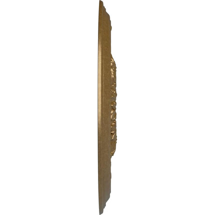 20"OD x 1 1/2"P Damon Ceiling Medallion (Fits Canopies up to 3 3/8"), Hand-Painted Pale Gold