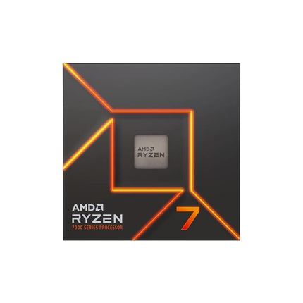 AMD Ryzensets 7 7700 Processor (radeon integrated graphics, 8 cores/16 threads, 65W DTP, AM5 Socket,40MB Cache, up to 5.3 GHz max boost, Wraith prism Cooler)