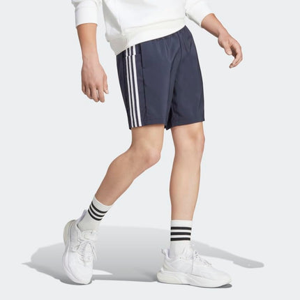 adidas Men's Aeroready Essentials Chelsea 3-Stripes Shorts, Ink/White, Medium Tall